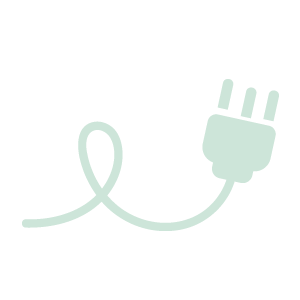 Plug Socket And Wire Connection Icon