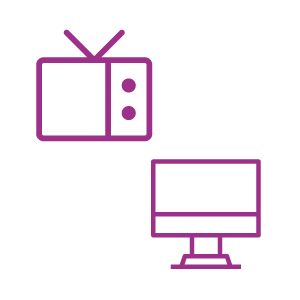 TV And Computer Icons